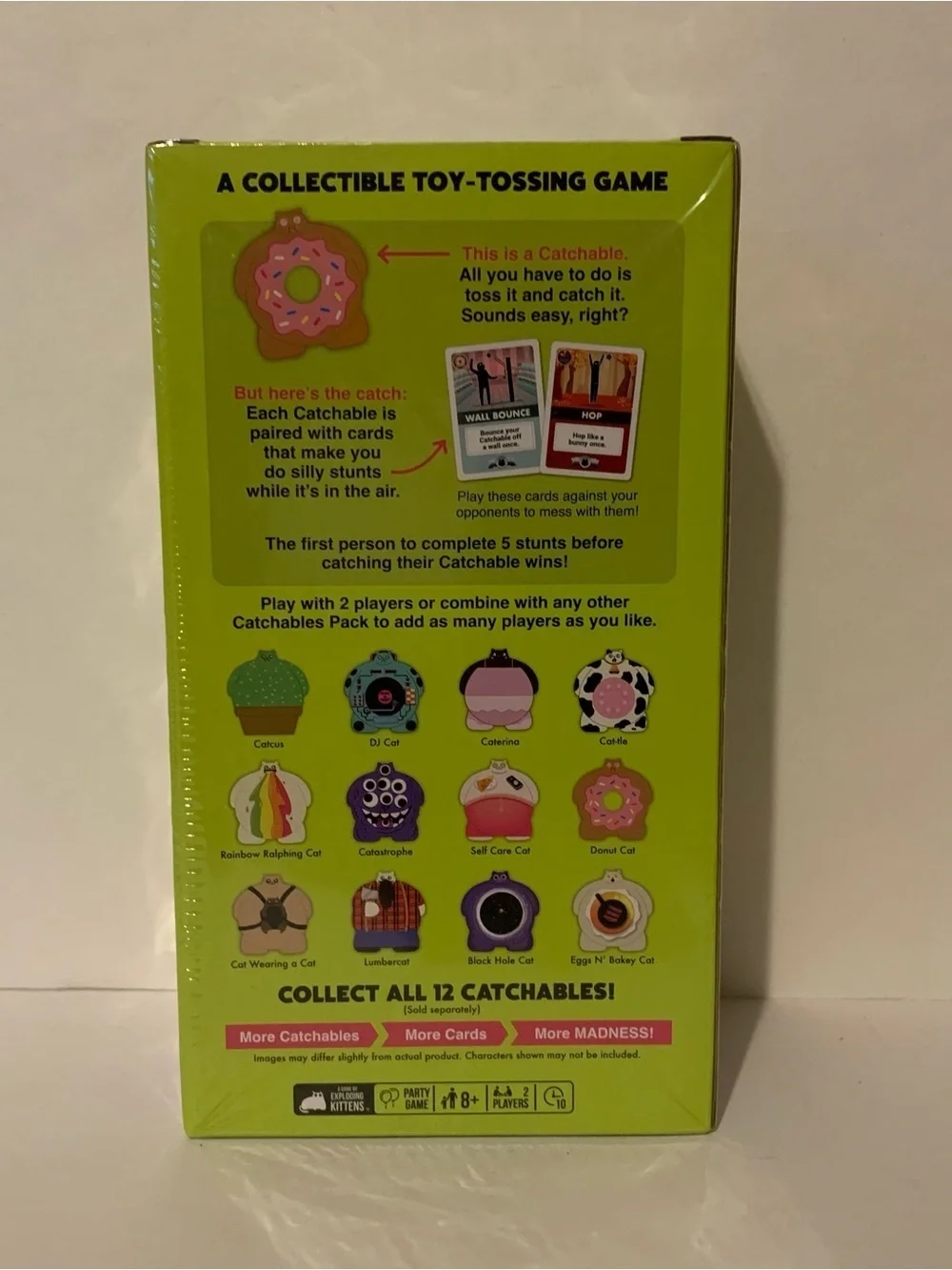 NIB. Catchables Donut Cat & Lumber Cat